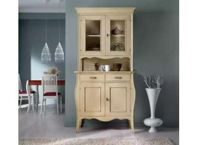 Glasschrank Vitrine Luxus Schrank Holz Stil Möbel Glas Schränke Neu