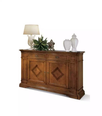Luxus Italienische Holz Möbel Kommode Anrichte Stil Braun Sideboard Neu
