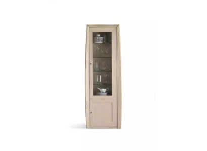 Vitrine Italienische Möbel Wohnzimmer Schrank Glasvitrine Schränke Neu