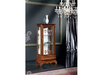Holzmöbel Glasvitrine Schränke Wohnzimmer Klassische Möbel Vitrine Schrank