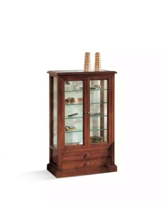 Vitrine Schrank Wohnzimmer Schränke Anrichte Italienische Möbel Holz