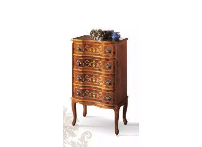 Klassische Viertürige Kommode Braun Holzmöbel Wohnzimmer Neu Modern