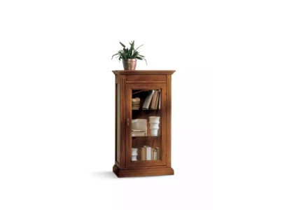 Klassische Vitrine Kommode Glas Schrank Glasschrank Vitrinenschrank