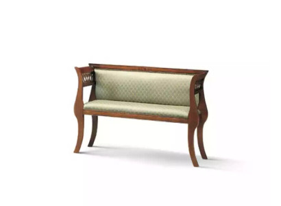 Sitzbank Klassische Designer Sitzmöbel Wohnzimmer Polsterbank Braun