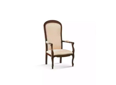 Wohnzimmer Sessel 1 Sitz Couch Polster Luxus Textil Design Holz Möbel