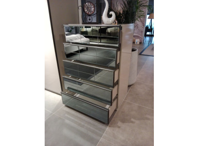 Kommode Glas Kommoden Schrank Modernes Sideboard Schlafzimmer Loft Neu