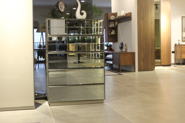 Kommode Glas Kommoden Schrank Modernes Sideboard Schlafzimmer Loft Neu