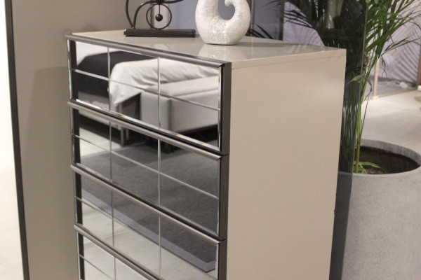 Kommode Glas Kommoden Schrank Modernes Sideboard Schlafzimmer Loft Neu