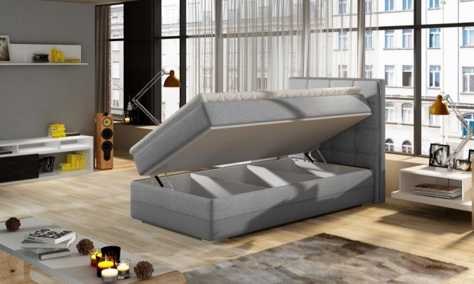 Bett Polster Design Luxus Hotel Betten 90x200cm Schlaf Zimmer Boxspring Single