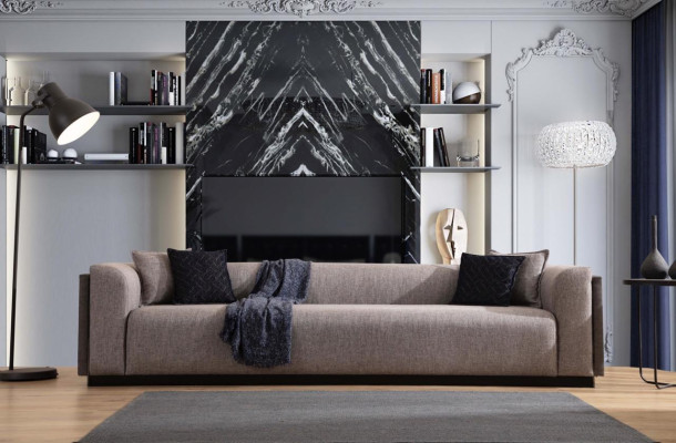 Sofagarnitur 4 3 Sitzer Design Couch Polster Sofas Modern Gruppe Set