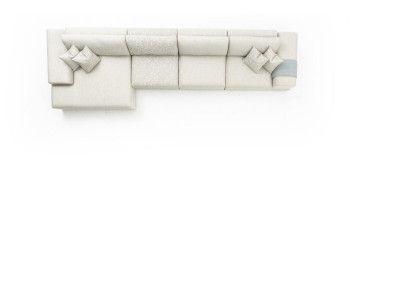 Ecksofa Wohnzimmer Möbel Modern Sofa L-Form Luxus Couch Neu Grau