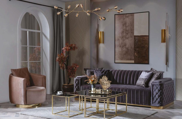 Luxus Couch xxl Sofa big Couchen 246cm Samt Design Möbel Sofas Stoff