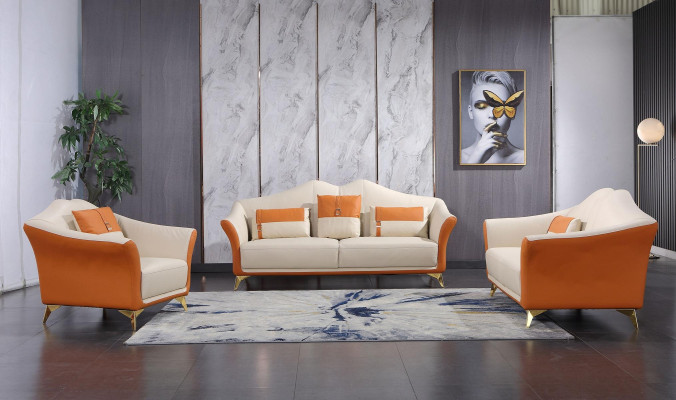 Klassischer Dreisitzer Sofa 3 Sitzer Design Sofas Couch Italienische Stil