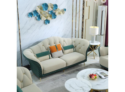 Dreisitzer Design Sofa 3 Sitzer Couch Polster Garnitur Sofas Couchen