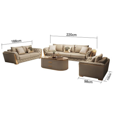 Modernes Sofa 3 Sitzer Wohnlandschaft Designer Couchen Sitzpolster Neu