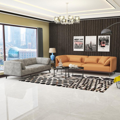 Sofagarnitur 3+2+1 Ledersofa Couch Wohnlandschaft Garnitur Design Modernes Sofa