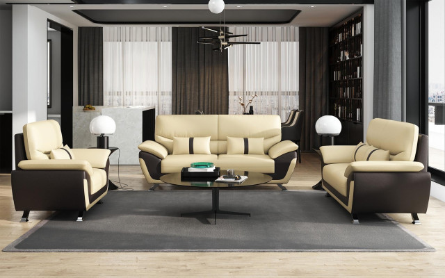 Wohnzimmer Polstermöbel Sofagarnitur 3+2+1 Sitzer Modernes Sofa