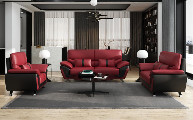 Wohnzimmer Polstermöbel Sofagarnitur 3+2+1 Sitzer Modernes Sofa