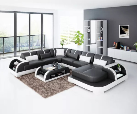 Eckgarnitur Ecksofa Polster Eckcouch Moderne Wohnzimmer Sofa Couch