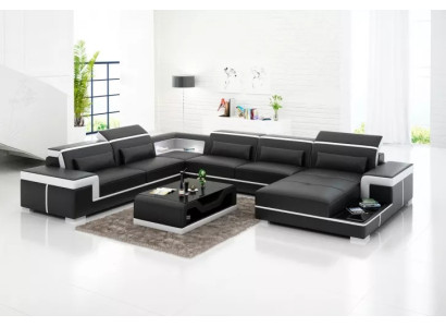 Eckgarnitur Ecksofa Polster Eckcouch Deko Moderne Wohnzimmer Sofa Couch