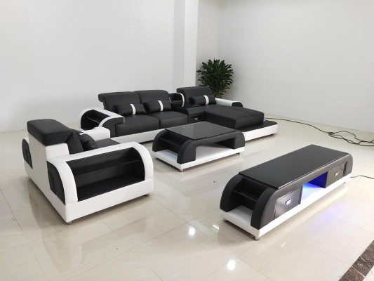 Designer Wohnlandschaft LForm Couch Ecksofa Polster Garnitur Eckgarnitur Sofa