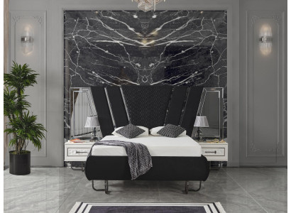 chlafzimmer Bett 2x Nachttische Luxus Betten Set Komplett Design Möbel 3tlg
