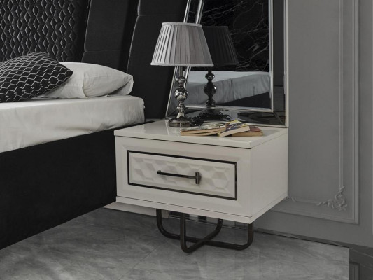 Schlafzimmer Möbel Bett Nachttische Kleiderschrank Schrank Betten 4tlg