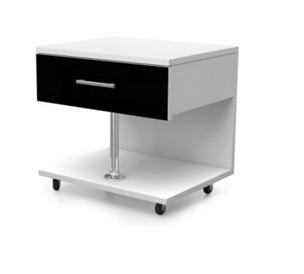 Weißes Kinderzimmer Set Schrank Kommode Tisch Holz Hochglanz 5tlg.