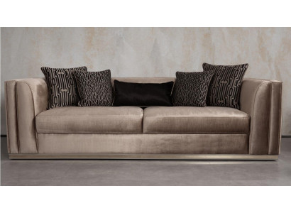 Sofa 3 Sitzer Couch Holz möbel Wohnzimmermöbel Sofas Couch italienischer Stil