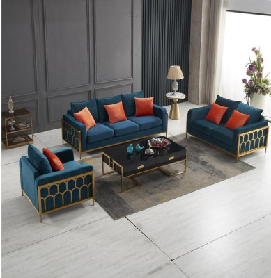 Sofagarnitur 3+2+1 Sitzer Relax Set Design Sofas Polster Couchen Leder