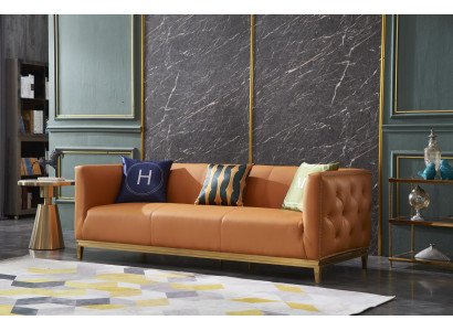 Designer Sofa 3 Sitzer Modern Couch Polster Sofas Designsofa Dreisitzer