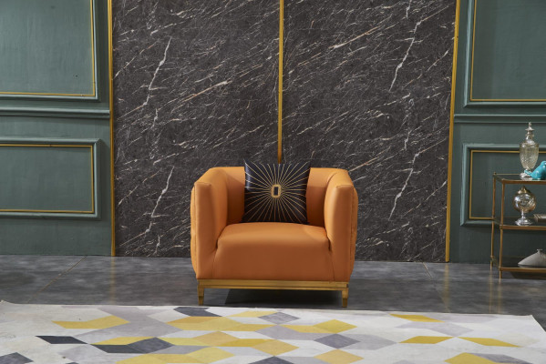 Sessel Design Couch Sofa Sitzer Leder Lounge Deko Club Polster Luxus Ohren