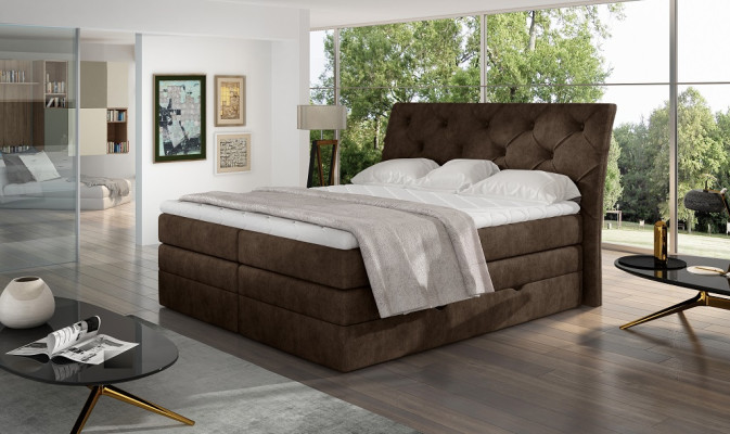 Luxus Schlafzimmer Bett Polster Chesterfield Boxspring Luxus Doppel Hotel