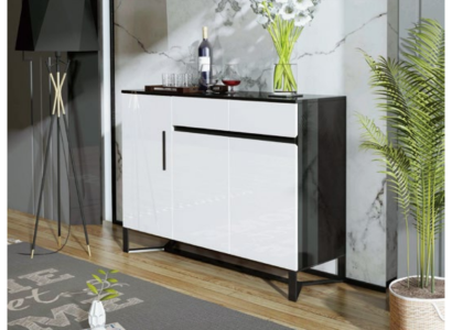 Kommode Sideboard Highboard Schrank Anrichte 3 Türen 2 Schubladen