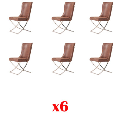 Stuhl 6 Ess Zimmer Club Sessel Holz Lounge Design Möbel Polsterstuhl