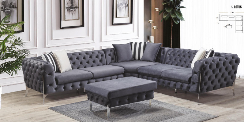 Ecksofa Couch Eckgarnitur Couchen Sofa Chesterfield Wohnlandschaft