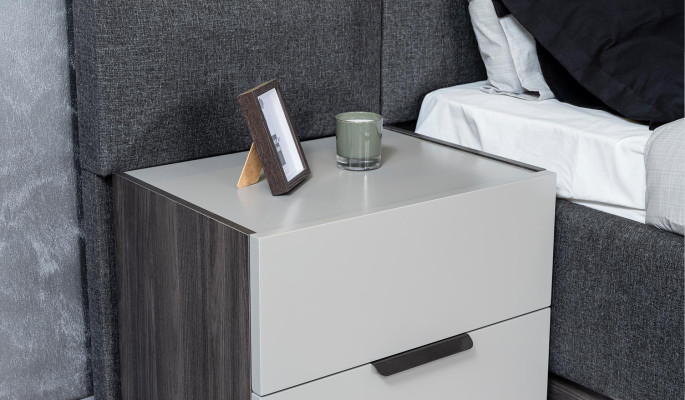 Luxus Nachttisch Alt weiß 2x Nachttische Set Holz Konsole 61x45x52cm