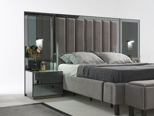 Möbel 2x Nachttisch Holz Konsolen Tische Beistelltische Schlafzimmer Komplett