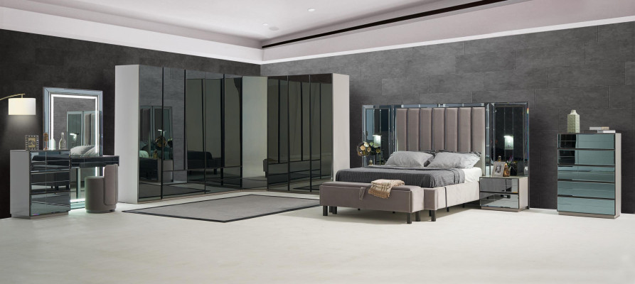 Möbel 2x Nachttisch Holz Konsolen Tische Beistelltische Schlafzimmer Komplett