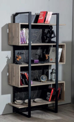 Bücherregal Modern Holz Kinderzimmer Braun Schrank Möbel Design Schlafzimmer Neu