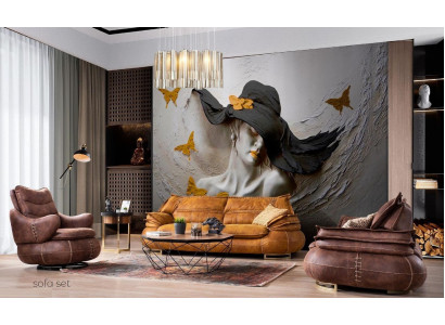 Sofagarnitur 3+1+1 Sitzer Set Design Sofa Polster Couchen Modern 3 tlg