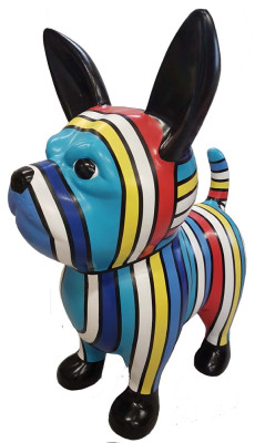 Designer Figur Statue Moderne Figuren Dekoration Hund Skulptur Skulpturen Garten