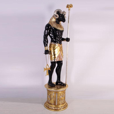 Designer Figur Moderne Figuren Dekoration Ägyptischer Gott Khnum Skulpturen Neu