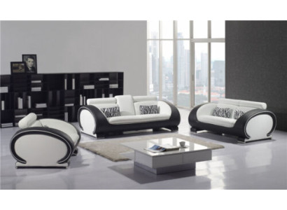 Sofagarnitur Design Couchen 321 Sitzer Set Leder Sofa Garnituren Polster