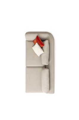Ecksofa Sofa L-Form Design Modern Luxus Wohnzimmer Beige Couch