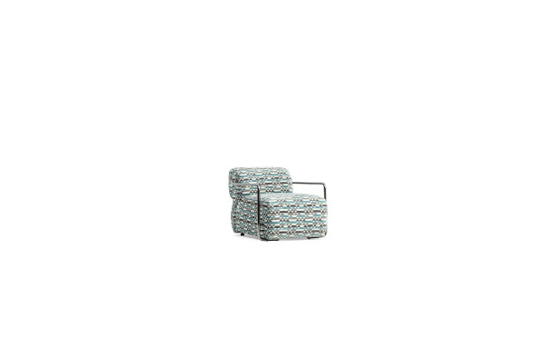 Sessel Möbel Wohnzimmer Luxus Polstersessel Relax Club Design 98x74x71