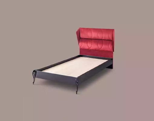 Design Bett Kinderbett bunt modern Jugendbett Holzmöbel 120x200cm