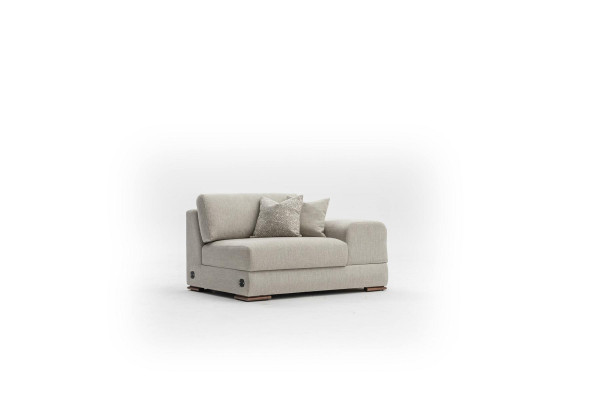 Sofa Couch Luxus Wohnzimmer Design 260cm Big Sofas 3 Sitzer Grau Neu