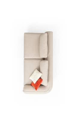 Ecksofa Beige Luxus Wohnzimmer Sofa Couch L Form Modern Design 420x170