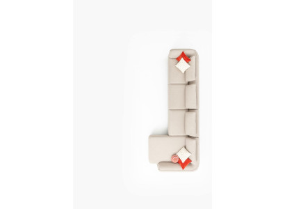 Ecksofa Wohnzimmer Couch Polstersofa Modern Design L-Form 420x170cm